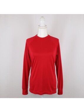 Patagonia Vintage Capilene Women's Medium Red Crewneck Long Sleeve Base Layer